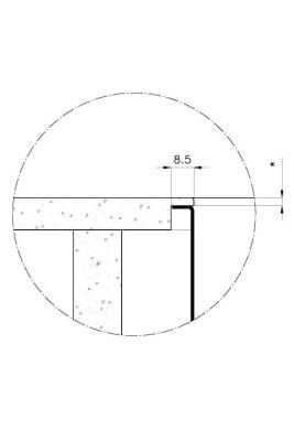 Lavello sottopiano Foster Phantom Slimline in acciaio inossidabile 71x40cm per piani di lavoro in ceramica 1208971121