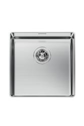 Foster Phantom Slimline Lavello in acciaio inossidabile 40x40cm Sottotop per piani di lavoro in ceramica 1208971123