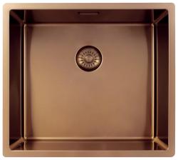 Pure.Sink Exclusivo Lavello in rame 45x40 cm raggio 10mm per sottotop, top piatto e sopraelevato PEX4540-62
