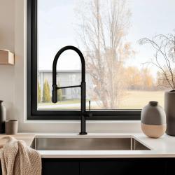 Pure.Sink Exclusivo Lavello in acciaio inossidabile 50x40 cm con raggio di 10mm per installazione sottotop, a filo e sopra il top PEX5040-02
