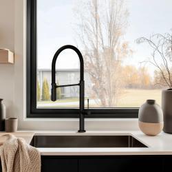 Pure.Sink Exclusivo Lavello in metallo color canna di fucile 50x40 cm raggio 10mm sottotop, filotop e sopratop PEX5040-61