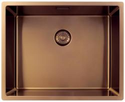 Pure.Sink Exclusivo Lavello in rame 50x40 cm raggio 10mm sottotop, filotop e sopratop PEX5040-62