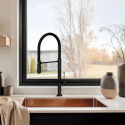 Pure.Sink Exclusivo Lavello in rame 50x40 cm raggio 10mm sottotop, filotop e sopratop PEX5040-62
