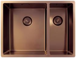 Pure.Sink Exclusivo Ottone 1,5 vasca e mezza 34+18 cm raggio 10mm PEX341840-62