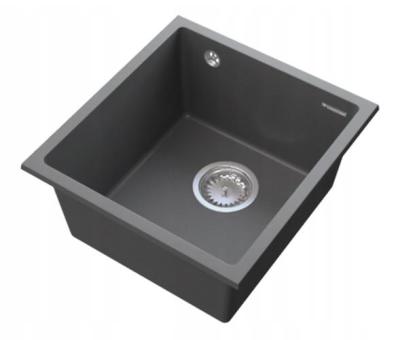 Graniteland Miniva Lavandino in granito grigio sottotop 385x410 cm 1208971453