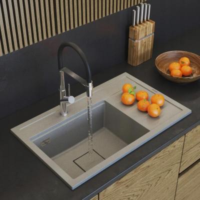 Graniteland Seta Granito Beige Lavello da Incasso Sabbia 80x50 cm1208971620