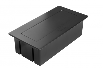 Presa per mobili MULTISOFT 2x Presa con Messa a Terra, USB A+C, RJ45, HDMI, Cavo di Alimentazione con Spina, Nero
