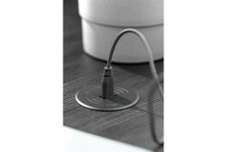 Dispositivo di ricarica wireless con ricarica rapida, incassato, nero